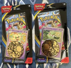 Pokemon TCG: Phantasmal Flames Single Pack Blister Set - Cottonee & Whimsicott - Image 1