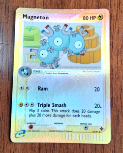 Pokemon TCG Magneton EX Dragon reverse holo uncommon 35/97 2003 LP - Image 1