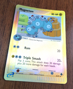 Pokemon TCG Magneton EX Dragon reverse holo uncommon 35/97 2003 LP - Image 3