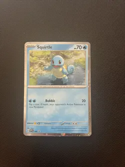 Pokemon TCG Scarlet & Violet Black Star Promo Squirtle #48 - LP - Image 1