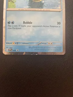 Pokemon TCG Scarlet & Violet Black Star Promo Squirtle #48 - LP - Image 4