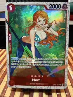 Nami Ultra Deck: The Three Captains One Piece Promo Card OP01-016 - Image 1