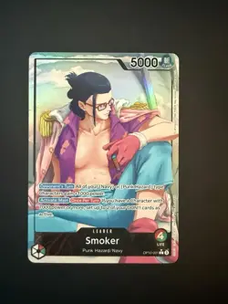 Smoker (001) (Parallel) OP10-001 Royal Blood Foil - One Piece CCG - Image 1
