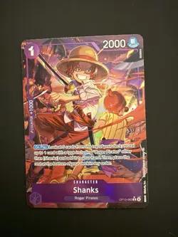 Shanks (065) (Alternate Art) OP13-065 Carrying On His Will Foil - One Piece CCG - Image 1