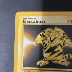 Electabuzz 020/102 Base Set Pokemon vintage 1999 WotC Non-Holo Rare - Image 2