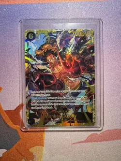 OP10-118 Monkey.D.Luffy SEC Alt Art One Piece TCG English Card - Image 1