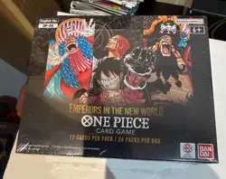One Piece TCG - OP-09 Emperors in the New World Booster Box - English - Sealed - Image 1