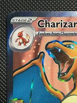 Charizard ex 183/165 Pokemon TCG Scarlet & Violet 151 Ultra Rare Full Art NM - Image 2