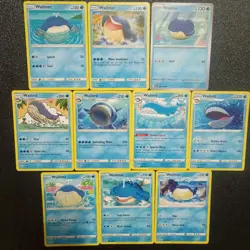 X10 Wailmer Wailord pokemon cards mixed set Collection celestial storm 💦💦 cute - Image 1