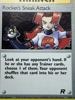 Pokemon TCG Rockets Sneak Attack Holo Trainer Card 16/82 Unlimited LP+ #2 - Image 4