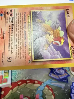 Entei Pokemon TCG Neo Revelation 17/64 Non-Holo Rare Card - Image 3