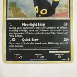 Pokemon Umbreon 22/95 Call of Legends Stage 1 Holo Rare Pokemon TCG Card - Image 3