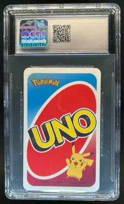 2019 Pokemon Playing Cards Zamazenta Pocket UNO 8 Green CGC 8.5 - Image 2