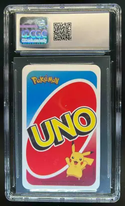 2019 Pokemon Playing Cards Zamazenta Pocket UNO 8 Green CGC 8.5 - Image 2