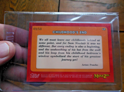 MetaZoo Topps Chrome Childhood's End Gold Refractor Card 49/50 Card - Image 3