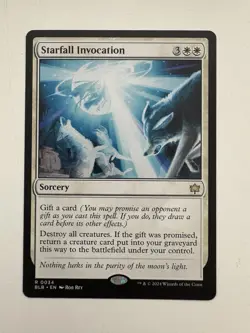 Starfall Invocation MTG Magic the Gathering Card NM Near Mint BLB - Image 1