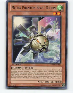 Mecha Phantom Beast O-Lion #PRIO-EN026 Rare 1st Edition Yugioh Card - Image 1