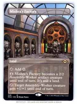MTG Mishra's Factory (Borderless) Modern Horizons 2 NM - Image 1