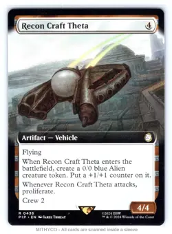 MTG Recon Craft Theta (Extended Art) Universes Beyond: Fallout NM - Image 1