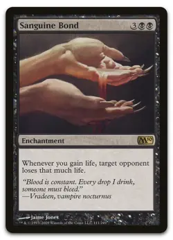 Sanguine Bond #111 (LP) Magic 2010 M10 Magic MTG - Image 1