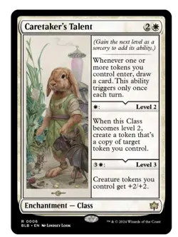 1x MTG Caretaker's Talent - Bloomburrow Rare! NM Mint! - Image 1