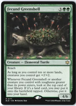 Fecund Greenshell R Bloomburrow 171 LP - Image 1