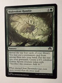 Malevolent Rumble 0161 Modern Horizons 3 MH3 MTG Magic The Gathering NM - Image 1