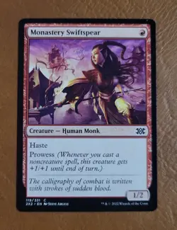 NM Monastery Swiftspear 119/331 Double Masters 2022 2X2 - Image 1