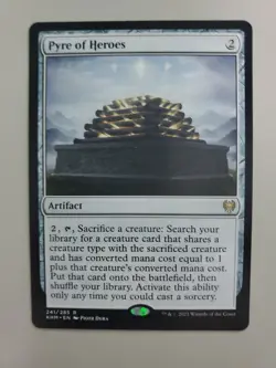 MTG Pyre of Heroes Kaldheim Regular Rare - Image 1