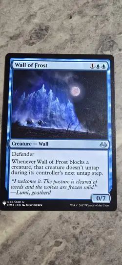 Wall of Frost The List Reprints Regular Creature Uncommon MTG NM - Image 1