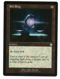 MTG Sol Ring Retro Frame Brothers War Magic The Gathering TCG - Image 1