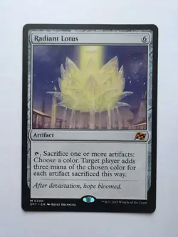 MTG Radiant Lotus (DFT) Aetherdrift Regular Mythic 240 - Image 1