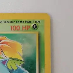 1999 Base Set Pokemon TCG Venusaur #15/102 Holo Rare - Image 3