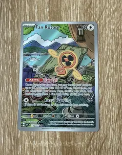Fan Rotom 250/217 IR Ascended Heroes Evolution English Pokemon TCG MINT - Image 1