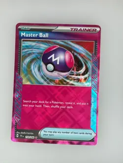 2024 Pokemon Temporal Forces Master Ball 153/162 NM - Image 1