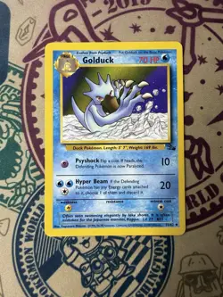 Golduck - 35/62 Fossil Unlimited Uncommon Pokemon WOTC - Image 3