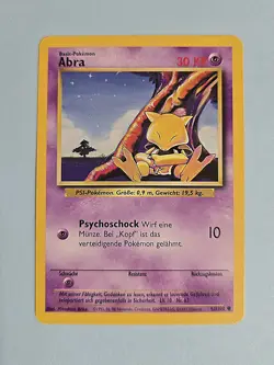 1999 Abra 43/102 - Base Set - German - LP Pokemon TCG - WOTC - Image 1