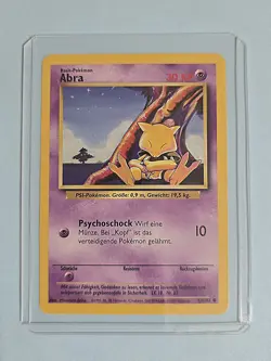 1999 Abra 43/102 - Base Set - German - LP Pokemon TCG - WOTC - Image 2