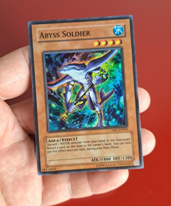Yu-Gi-Oh! Abyss Soldier (CMC-EN001), SUPER RARE, NM - Image 1