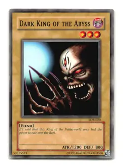 Dark King of the Abyss - LOB-020 - YuGiOh-LP - Image 1