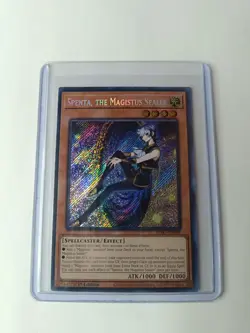 Yugioh! 1x Spenta, the Magistus Sealer BPRO-EN098 Secret Rare 1st Ed NM - Image 1