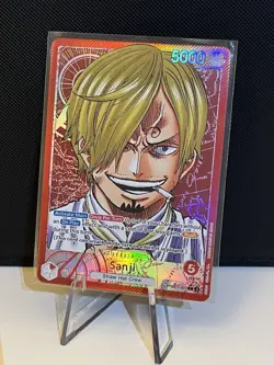 Sanji PRB01-001 Leader Alt Art PRB-01 Premium The Best One Piece Card English NM - Image 1