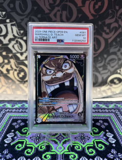 One Piece Marshall.D.Teach OP09-081 Leader Alternative Art PSA 10 GEM MINT - Image 1
