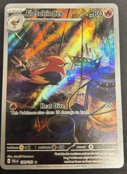 Fletchinder - 199/193 Paldea Evolved ILLUSTRATION RARE Pokemon - NM/MINT - Image 1