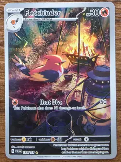 Fletchinder 199/193 - Paldea Evolved - Illustration Rare - Pokemon - NM - Image 1