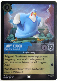 Lady Kluck - Protective Confidant 172/204 UC Foil NEW (A.I) Disney Lorcana - Image 1