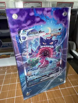 Gengar Vmax Alt Art 271/264 SWSH Fusion Strike Magnetic 🧲 Extended Artwork Case - Image 1