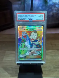 PSA 10 Gem Mint - Professor Elm's Lecture 102/095 Sm8: Super-Burst Impact (JPN) - Image 1