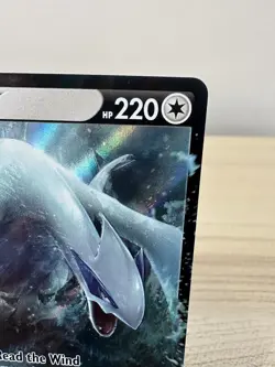 Pokemon Card Lugia V 138/195 Sword & Shield Silver Tempest Half Art Holo Rare NM - Image 3
