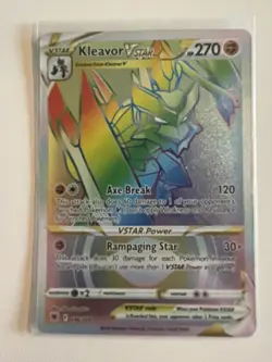 Kleavor VSTAR 196/189 Secret Rare Rainbow Holo Near Mint Astral Radiance - Image 1